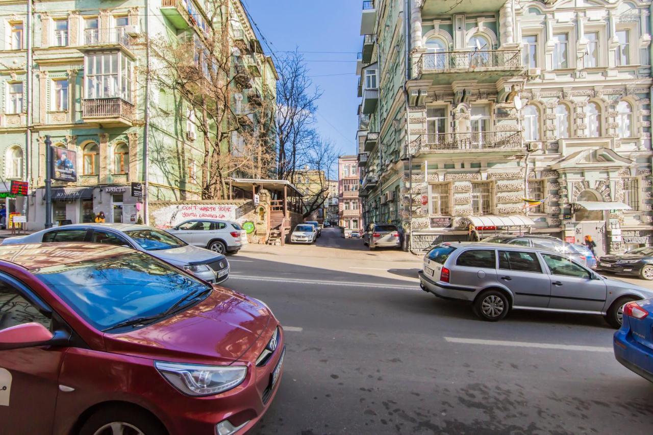Роскошная Двухуровневая Квартира, Ул. Михайловская Kiew Exterior foto